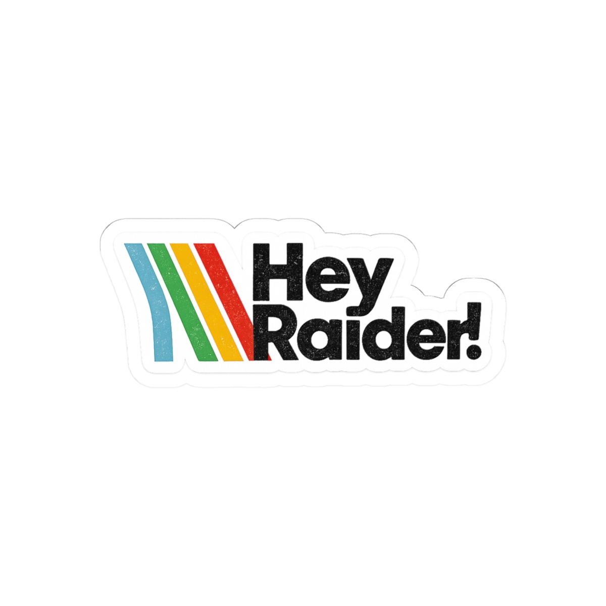 Hey Raiders Arc Raiders Fan Art Sticker | Bold Vinyl Decal